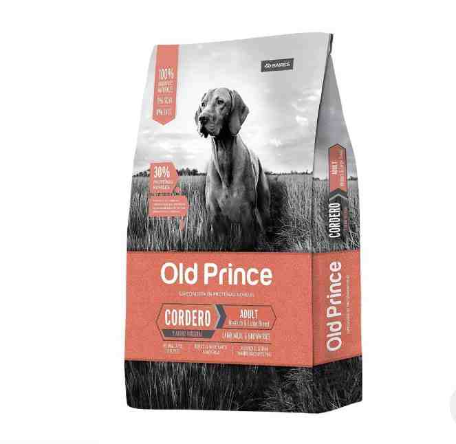 OLD PRINCE  CORDERO  ADULTO MEDIANO X15 KG 